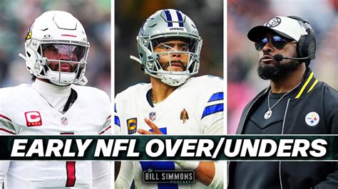 NFL Over Unders .
